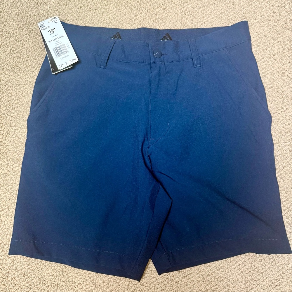 Adidas Men's navy golf shorts